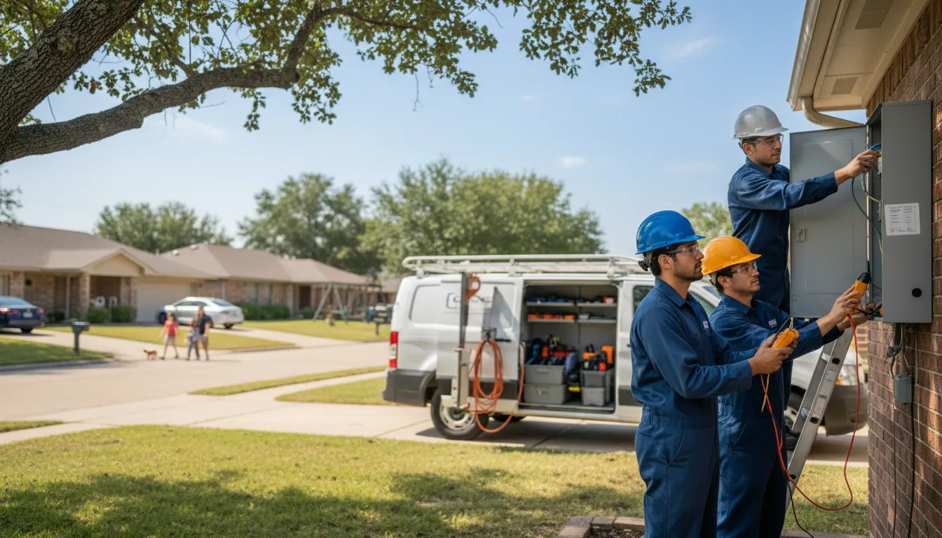 Certified electrician providing emergency electrical services in New Holland, OH